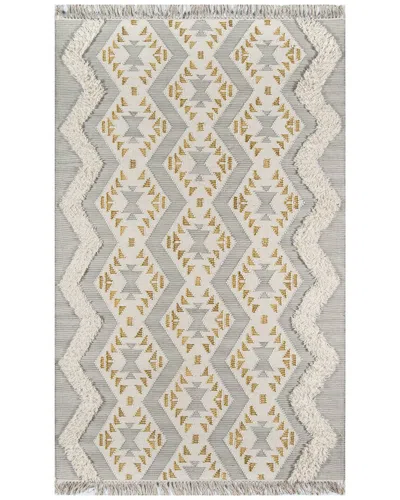 Novogratz The  Indio Hand Woven Contemporary Rug In Gray