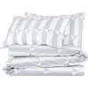 Novogratz Three-piece Comforter Set In Gray