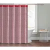 Novogratz Utica Long Step Shower Curtain In Red