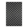 Novogratz Villa Umbria Geometric Indoor Outdoor Rectangular Accent Rug In Black