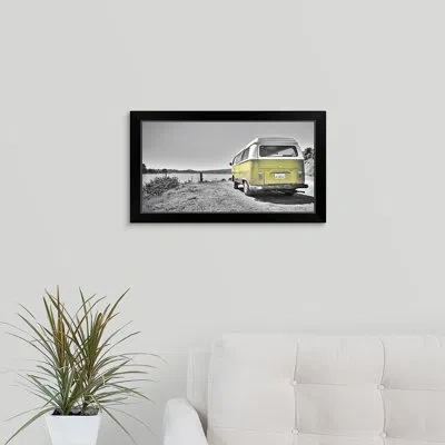 Novogratz 'vintage Camping' Framed Photograph Print In Black Framed