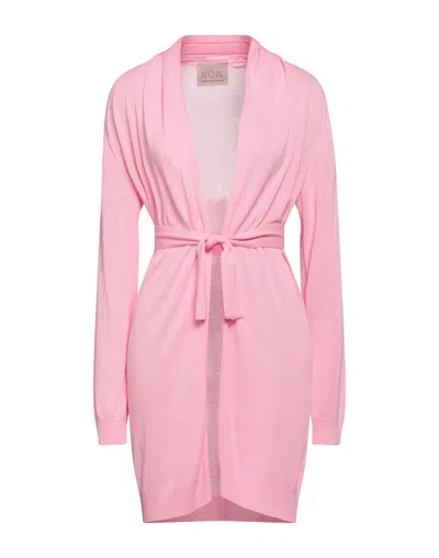 N.o.w. Andrea Rosati Cashmere Cardigans In Pink