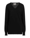 N.o.w. Andrea Rosati Cashmere N. O.w. Andrea Rosati Cashmere Woman Sweater Black Size M Cashmere, Wool, Viscose, Nylon In Black