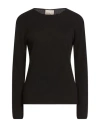 N.o.w. Andrea Rosati Cashmere N. O.w. Andrea Rosati Cashmere Woman Sweater Black Size M Wool, Viscose, Cashmere, Nylon In Black