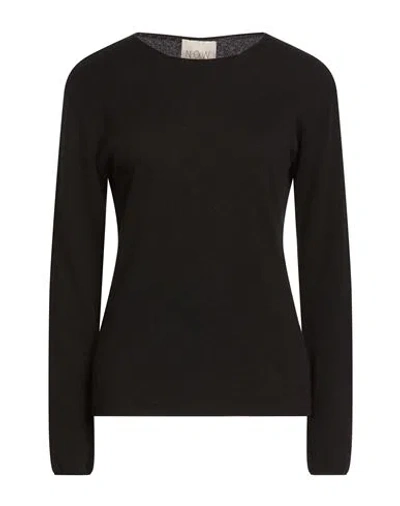 N.o.w. Andrea Rosati Cashmere N. O.w. Andrea Rosati Cashmere Woman Sweater Black Size M Wool, Viscose, Cashmere, Nylon