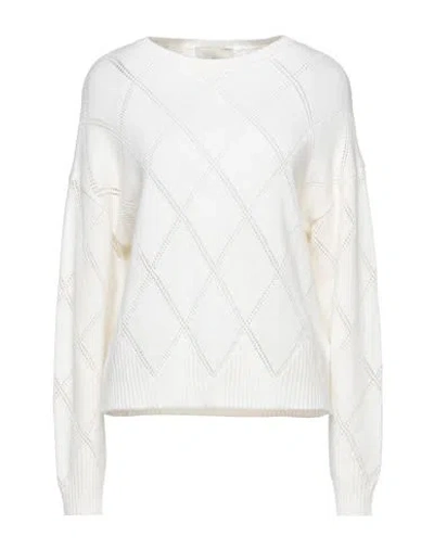 N.o.w. Andrea Rosati Cashmere N. O.w. Andrea Rosati Cashmere Woman Sweater Ivory Size L Cashmere