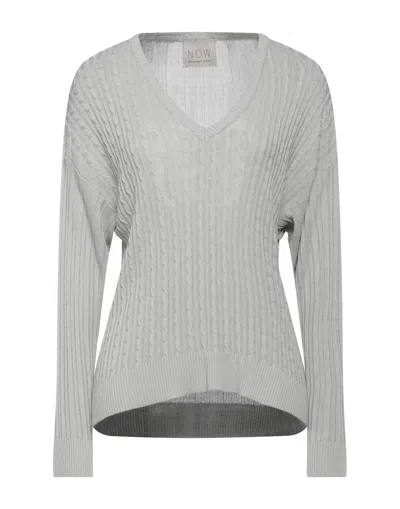 N.o.w. Andrea Rosati Cashmere Sweaters In Grey
