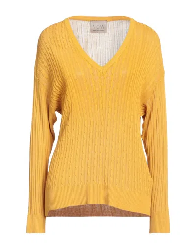 N.o.w. Andrea Rosati Cashmere Sweaters In Yellow
