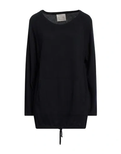 N.o.w. Andrea Rosati Cashmere N. O.w. Andrea Rosati Cashmere Woman Sweater Midnight Blue Size Xs Wool, Viscose, Cashmere, Nylon