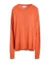 N.o.w. Andrea Rosati Cashmere N. O.w. Andrea Rosati Cashmere Woman Sweater Orange Size L Wool, Viscose, Cashmere, Nylon