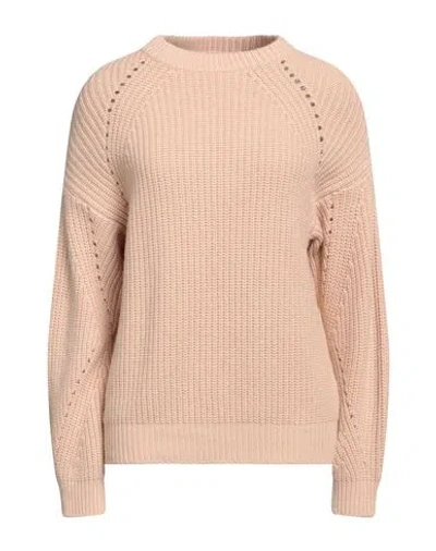 N.o.w. Andrea Rosati Cashmere N. O.w. Andrea Rosati Cashmere Woman Sweater Sand Size L Cashmere, Viscose, Wool, Polyamide In Beige