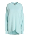 N.o.w. Andrea Rosati Cashmere N. O.w. Andrea Rosati Cashmere Woman Sweater Sky Blue Size M Wool, Viscose, Nylon, Cashmere