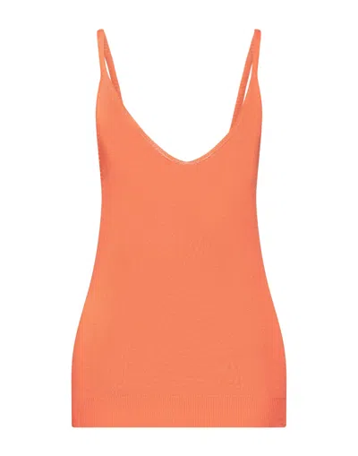 N.o.w. Andrea Rosati Cashmere Tops In Orange