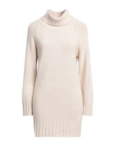 N.o.w. Andrea Rosati Cashmere N. O.w. Andrea Rosati Cashmere Woman Turtleneck Beige Size M Cashmere, Viscose, Wool, Polyamide