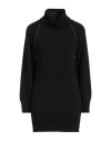 N.o.w. Andrea Rosati Cashmere N. O.w. Andrea Rosati Cashmere Woman Turtleneck Black Size S Cashmere, Viscose, Wool, Polyamide