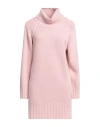 N.o.w. Andrea Rosati Cashmere N. O.w. Andrea Rosati Cashmere Woman Turtleneck Pink Size M Cashmere, Viscose, Wool, Polyamide