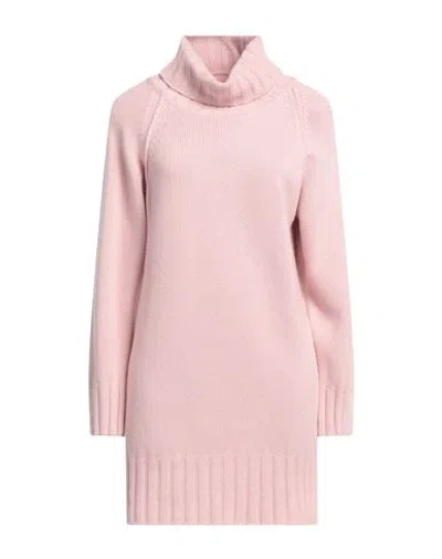 N.o.w. Andrea Rosati Cashmere N. O.w. Andrea Rosati Cashmere Woman Turtleneck Pink Size M Cashmere, Viscose, Wool, Polyamide