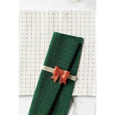 Now Designs 72-inch Ribbed Table Runner In Green