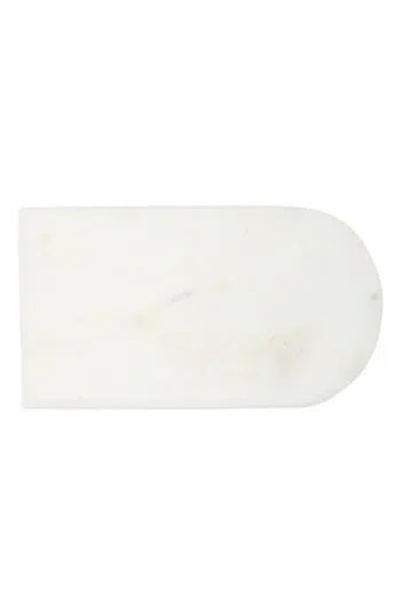 Now Designs Arch Marble Serving Board In White
