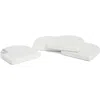 Now Designs Arched Marble Coasters In White Multi