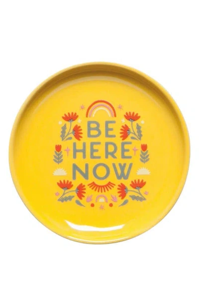 Now Designs Be Here Now Trinket Tray In Yellow