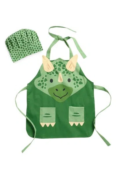 Now Designs Daydream Aporn & Chef Hat Set In Dino