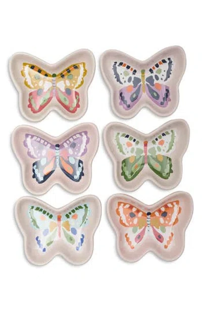 Now Designs Flutter By Set Of 6 Pinch Bowls In Multi
