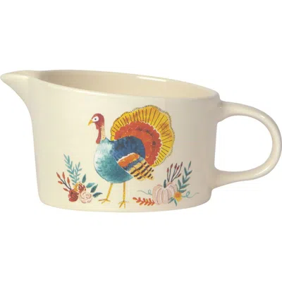 Now Designs Harvest Turkey Stoneware Gravy Boat