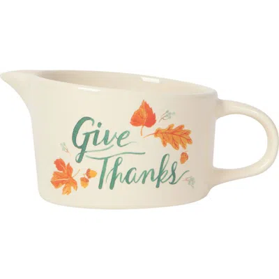 Now Designs Harvest Turkey Stoneware Gravy Boat In Autumn Harvest