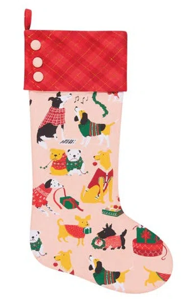 Now Designs Holiday Hounds Christmas Stocking In Multi