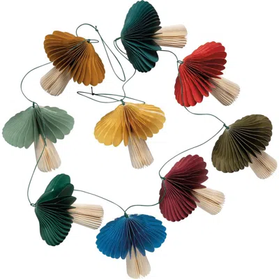 Now Designs Honeycomb Mushroom Garland In Multi