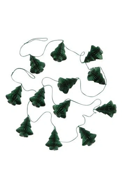 Now Designs Honeycomb Tree Garland In Green