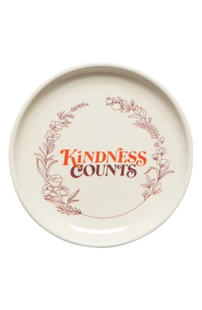 Now Designs Kindness Counts Trinket Tray In White