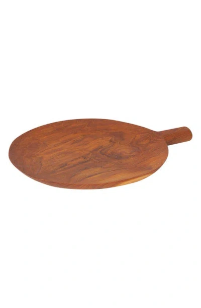 Now Designs Large Teak Wood Paddle In Brown