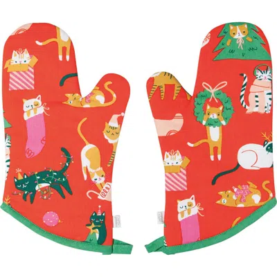 Now Designs Let It Meow Oven Mitts