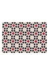 Now Designs Mosaic Pack Of 4 Placemats In Midnite / Wine