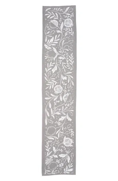 Now Designs Pomegranates Table Runner In Gray