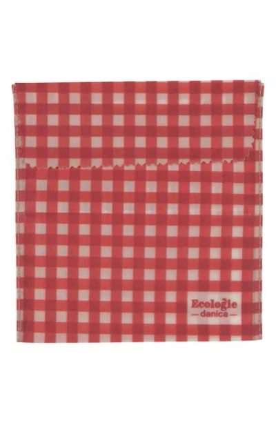 Now Designs Set Of 2 Ecologie Beeswax Sandwich Bags In Red