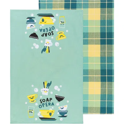 Now Designs Soap Opera Set Of 2 Tea Towels
