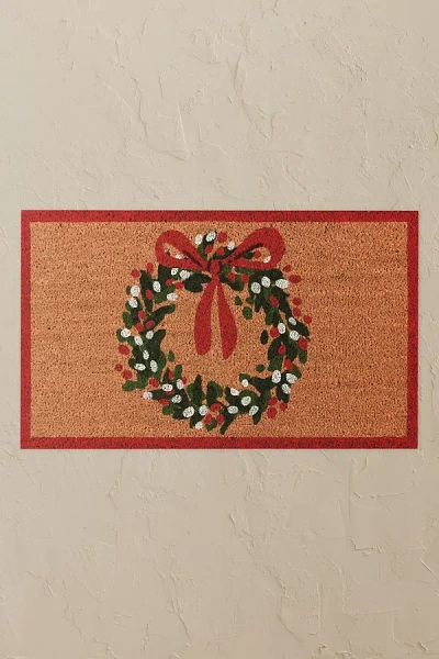 Now Designs Wreaths Christmas Doormat In Brown