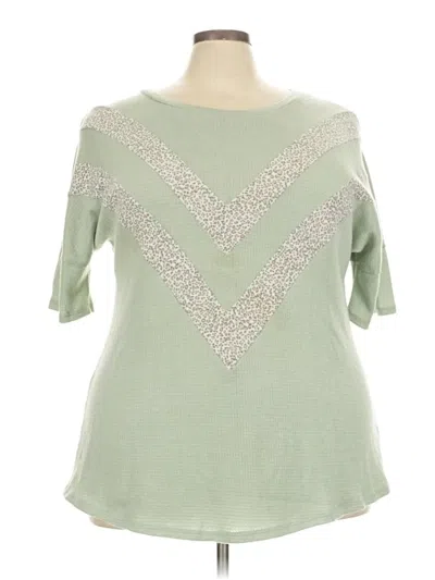Pre-owned Now N Forever Cardigan Sweater In Green