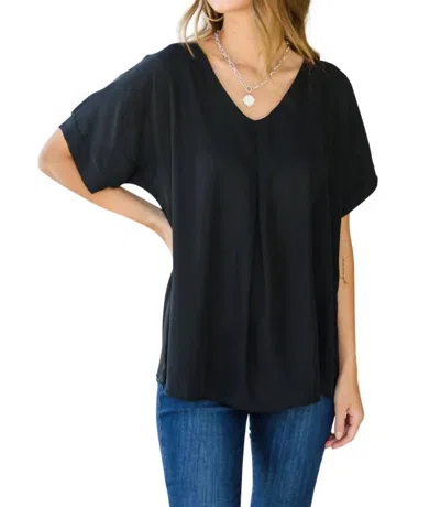 Now N Forever Casual Saturday Top In Black