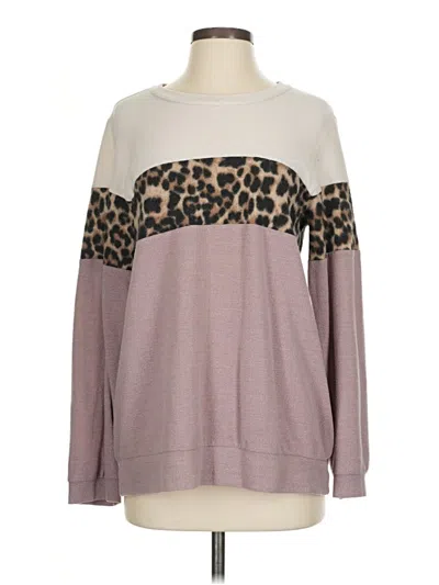Pre-owned Now N Forever Pullover Sweater In Purple