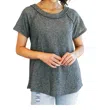 Now N Forever Run With It Top In Grey In Grey