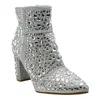 Now N Forever Women's Country Concert Bootie In Silver In Silver