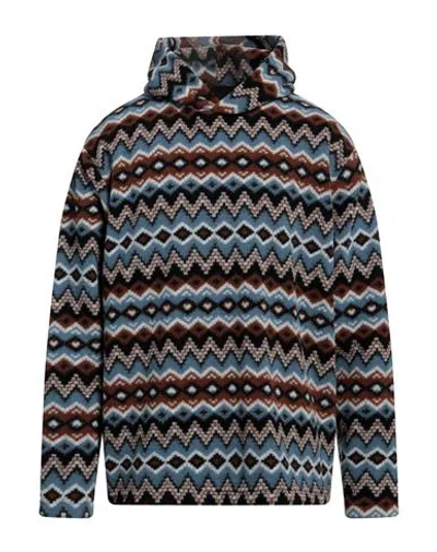 No.w No. W Man Sweatshirt Pastel Blue Size Xxl Polyester, Acrylic, Virgin Wool