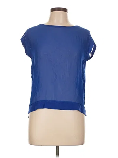 Pre-owned No.w Short Sleeve Blouse In Blue