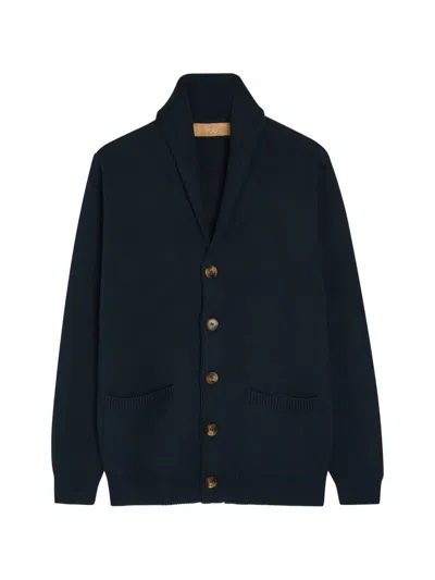 Now You Live Carlton Buttoned Cardigan In Brown