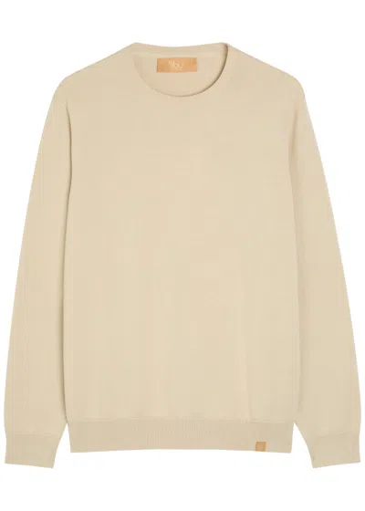 Now You Live Croft Cotton Jumper In Sand