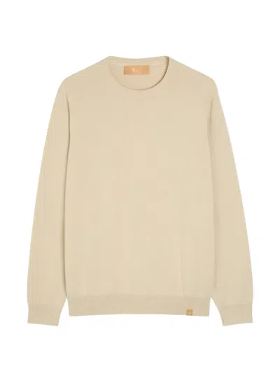 Now You Live Croft Crew Neck Sweater In Brown